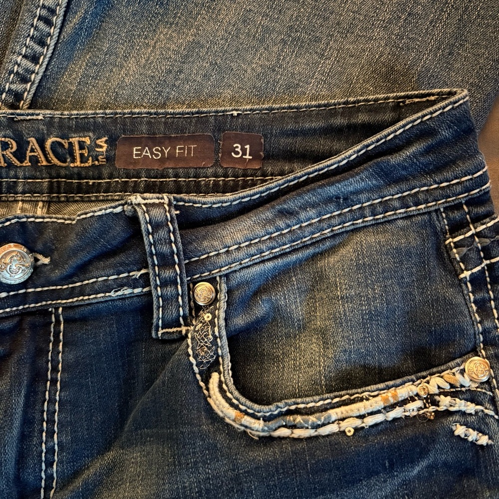 Grace in LA Easy Fit Jeans - Picture 4 of 7
